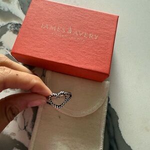 RETIRED Rope Heart Ring James Avery